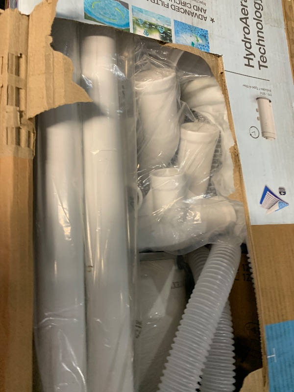 Photo 1 of INTEX 28211EH Metal Frame Above Ground Swimming Pool Set: 12ft x 30in – Includes 530 GPH Cartridge Filter Pump – Puncture-Resistant Material – Rust Resistant – 1718 Gallon Capacity