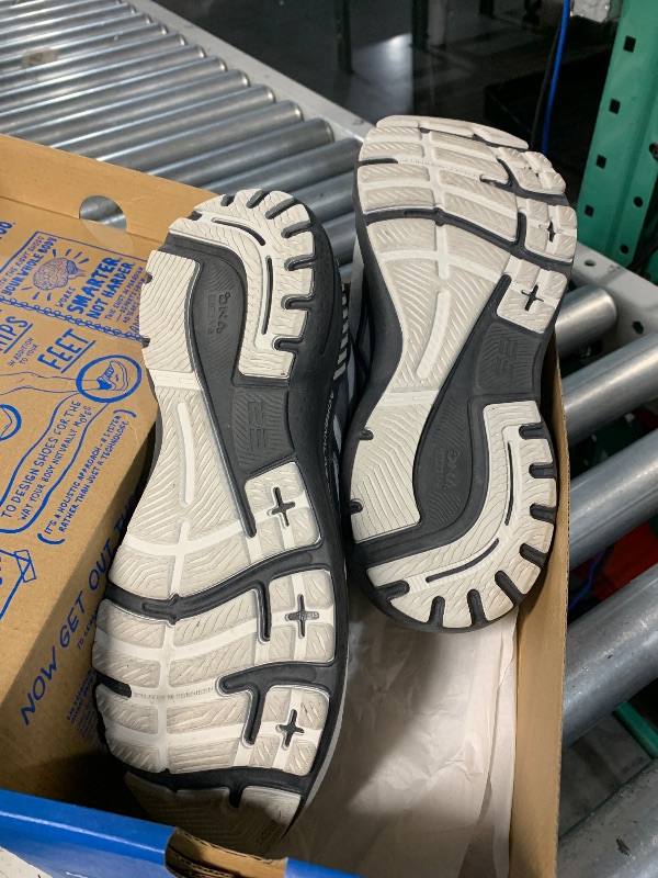 Photo 1 of (used)(see images) Brooks Men’s Adrenaline GTS 23 Supportive Running Shoe - Oyster/Ebony/Alloy - 9.5 Medium