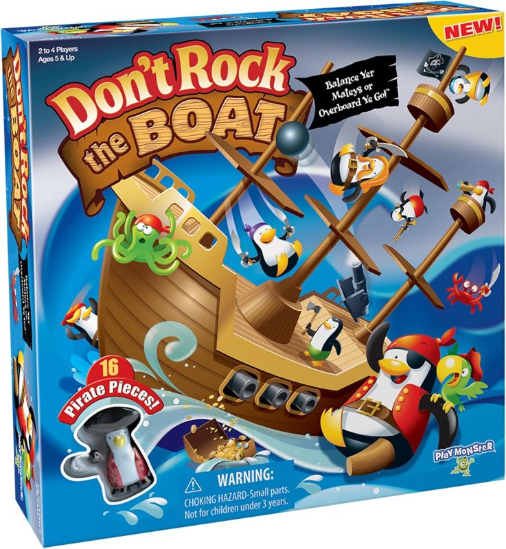 Photo 1 of 
Don’t Rock the Boat Board Game - Kids Games, Family Games for Kids and Adults