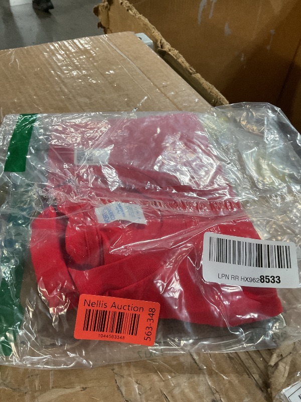 Photo 1 of (MEDIUM) (BAGGED) TSLA Men's Thermal Long Sleeve Compression Shirts, Athletic Base Layer Top, Winter Gear Running T-Shirt, Heatlock Round Neck Black, size medium, red color