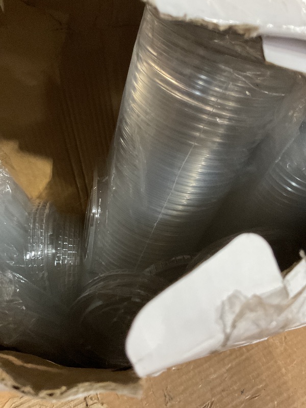Photo 1 of ***(PARTIAL SET/ MISSING PARTS)***Turbo Bee 200 Sets 24 OZ Clear Plastic Cups with Lids and Straws, Disposable To Go Iced coffee cups with lids for Cold Drinks, Smoothie, and Slushie