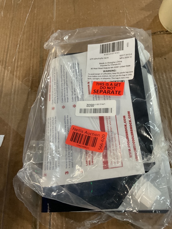 Photo 1 of Cooler Shock Ice Packs for Cooler - Long Lasting Reusable Freezer Packs for Coolers - Cooler Ice Packs for Camping Gear, Fishing, Road Trips, Beach Must Haves, Large