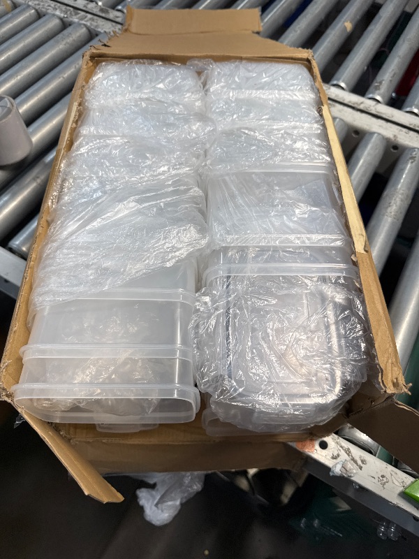 Photo 1 of (PARTIAL SET) (MISSING LIDS) CHEFSTORY Airtight Food Storage Containers Set, 14 PCS Kitchen Storage Containers with Lids for Flour, Sugar and Cereal, Plastic Dry Food Canisters for Pantry Organization and Storage
