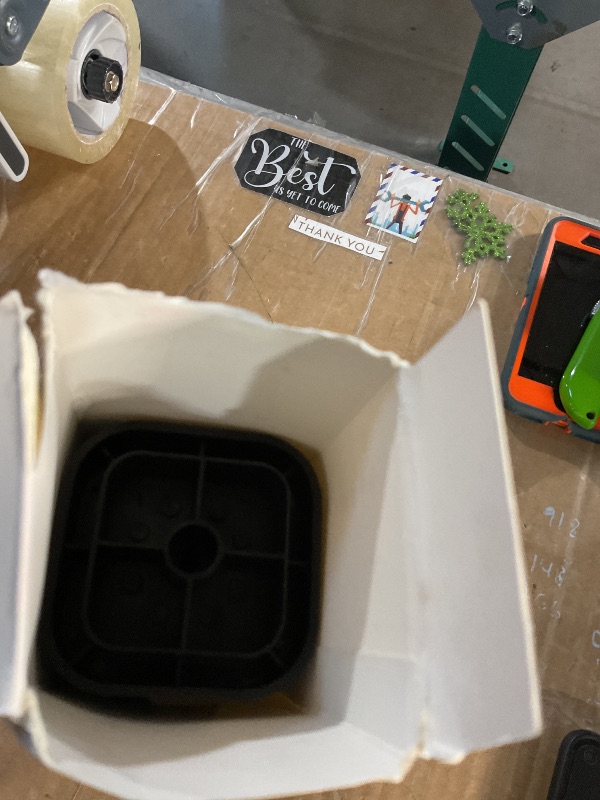 Photo 1 of 8 Pack Furniture Risers 1 or 2 Inch, Adjustable Bed Risers Heavy Duty For Table Desk Couch Chair Sofa Cabinet Bed Legs Dorm, Square Stackable Bed Raisers Blocks Lift Height 1", 2" or 3", Black