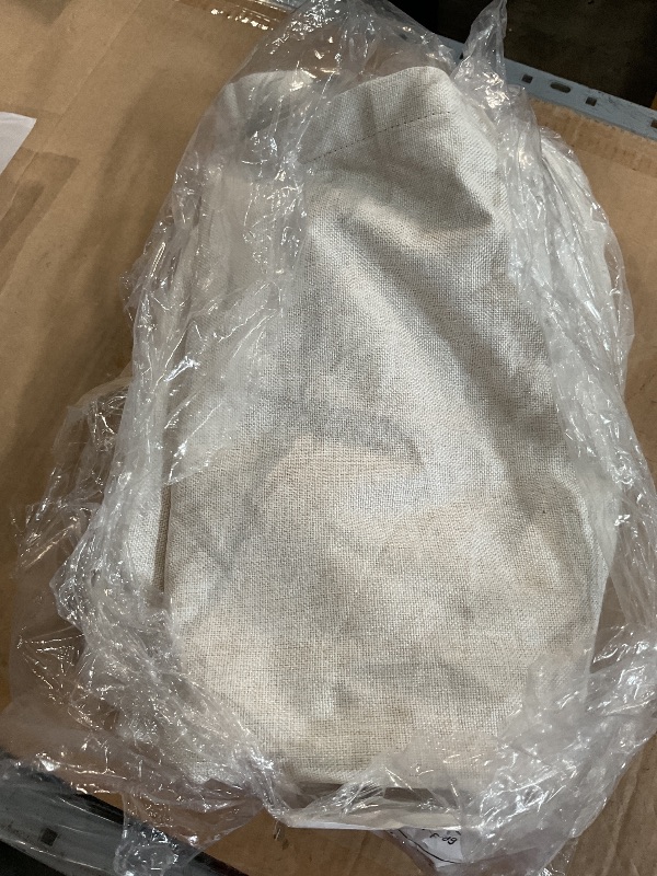 Photo 1 of (Used)(see images) 100% Blackout Shield Linen Blackout Curtains for Bedroom 84 Inches Long, Back Tab/Rod Pocket Living Room Drapes, Thermal 50" W x 84" L, Cream