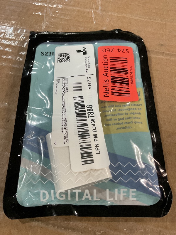 Photo 1 of SZHAIYIJIN SD Card Reader, USB 3.0 Type C High Speed to SD/TF Card Adapter for iPhone 15/16 Pro Max Memory Card Reader