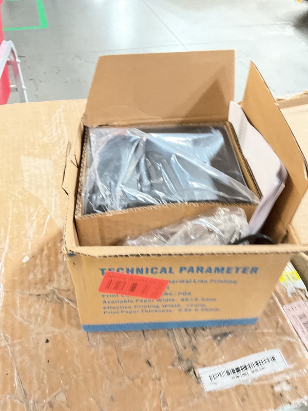 Photo 1 of (used) NetumScan USB POS Receipt Printer, 80mm Thermal Receipt Printer with Auto Cutter Cash Drawer, 300mm/s, USB Interface, Support Windows/Mac/Linux, Restaurant Kitchen Printer for ESC/POS