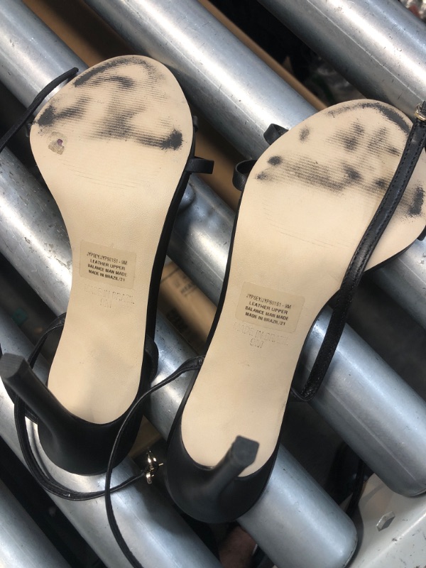 Photo 1 of (used)(see images) Steve Madden Women's Jypsey Pump, Black Leather, 9