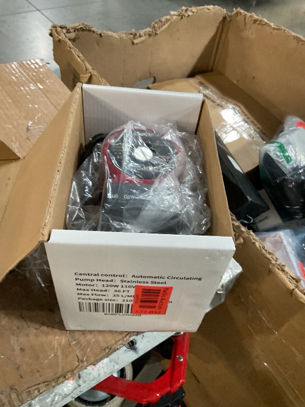 Photo 1 of ZeroPone Hot Water Recirculating Pump, Water Circulator Pump, 120W 110V Automatic Circulating Pump Stainless Steel Head NPT 3/4" w/NPT 1/2" Adapter,15-9S Dual Control for Electric Water Heater System