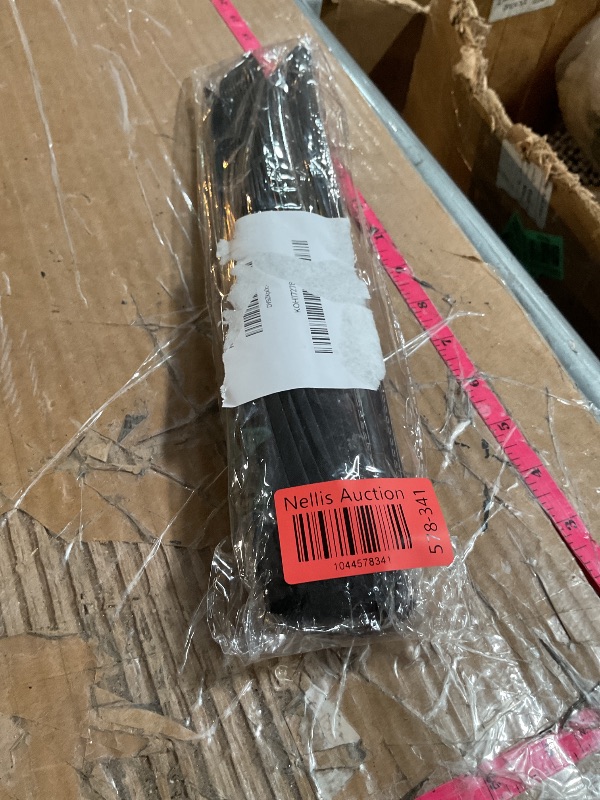 Photo 1 of (USED/FAIR) (BAGGED) 2 Pack Large Folding Hand Fan, Nylon-Cloth Vintage Retro Fabric Fans, Chinese Kung Fu Tai Chi Hand Fan for Men/Women, Festival, Dance, Gift, Performance, Decorations (Black)