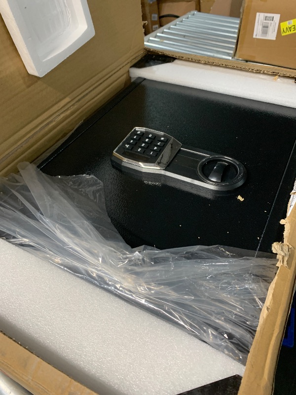 Photo 1 of (Missing hardware) 5.0 Cuft Larger Safe Box Fireproof Waterproof, Fireproof Safe with Fireproof Document Bag, Alarm Systerm 