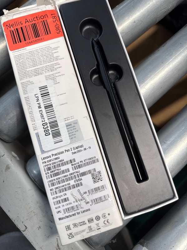 Photo 1 of (USED/FAIR) Lenovo Precision Pen 2 (Laptop) – USB-C Charging – Tilt Recognition – Pen is Only Compatible with Certain Devices, Iron Grey