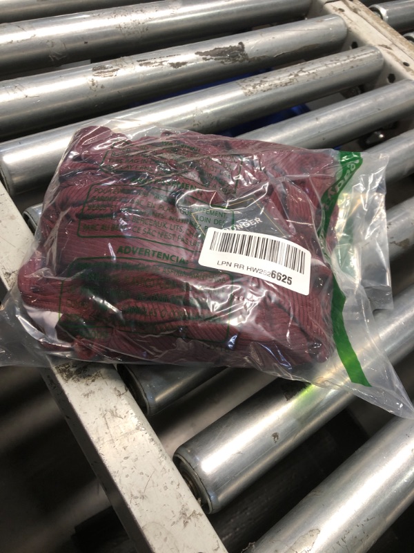 Photo 1 of (MEDIUM) (BAGGED) Aidonger Womens Ribbed Swimdress One Piece Swimsuit Tummy Control Swim Dresses Skirt Bathing Suit Wine Red