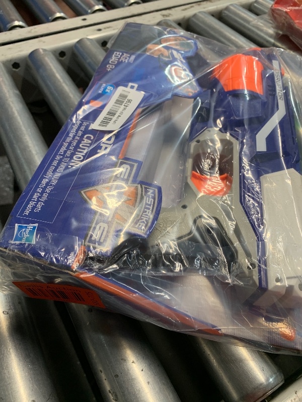 Photo 1 of (Sold for parts) NERF Disruptor Elite Blaster - 6-Dart Rotating Drum, Slam Fire, Includes 6 Official Nerf Elite Darts - for Kids, Teens, Adults (Amazon Exclusive)