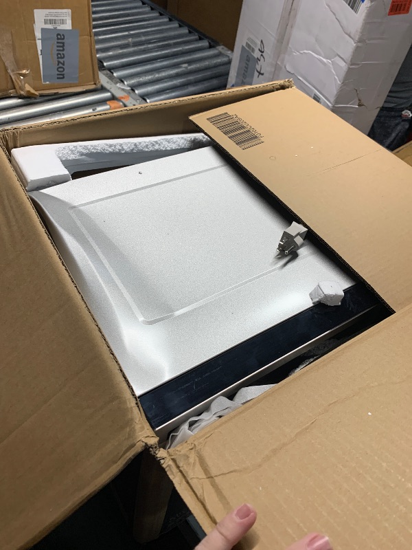 Photo 1 of  DENTED* Panasonic NN-SN67K Microwave Oven, 1.2 cu.ft, Stainless Steel/Silver