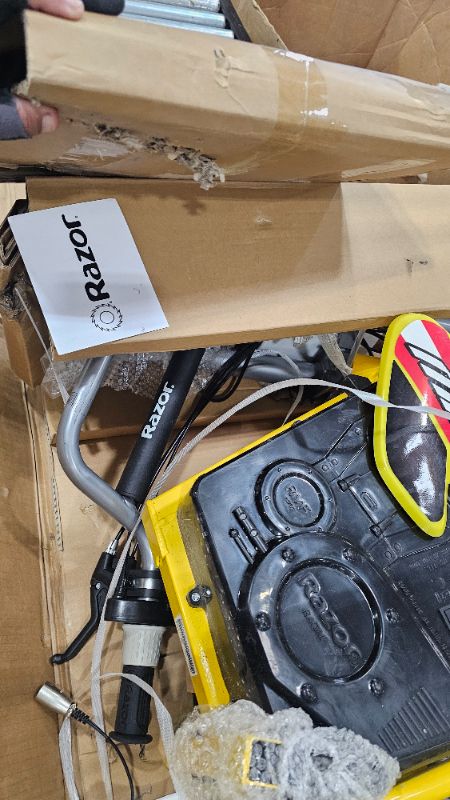 Photo 1 of ***PARTS ONLY***Razor MX650 Dirt Rocket Electric Motocross Off-road Bike - Yellow