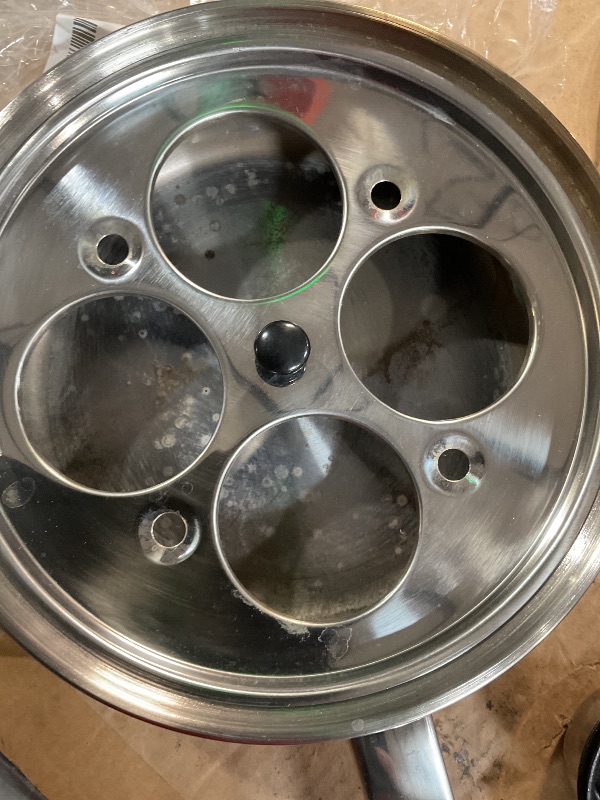 Photo 1 of (Used)(see images) Egg Poacher Pan - Stainless Steel Poached Egg Cooker – Perfect Poached Egg Maker – Induction Cooktop Egg Poachers Cookware Set 