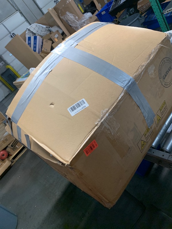 Photo 1 of (used)(top piece damaged) FinerFurnis Outdoor 360° Swivel Egg Chair - Oversized Egg-Shaped Lounge Chair, Steel Frame, 4 Thick Cushions,