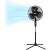 Photo 1 of 
Comfort Zone
16 in. Oscillating Pedestal Fan in Black