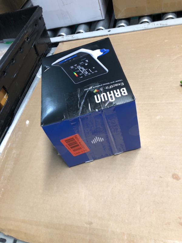 Photo 1 of ***(PARTS ONLY/ NON FUNCTIONAL)***Braun ExactFit 3 Blood Pressure Monitor for Home Use - Accurate Blood Pressure Machine, Color-Coded Results, Large Display High BP Monitor, 2 Upper Arm Cuff Sizes, 80 Memory Slots, FSA/HSA Eligible