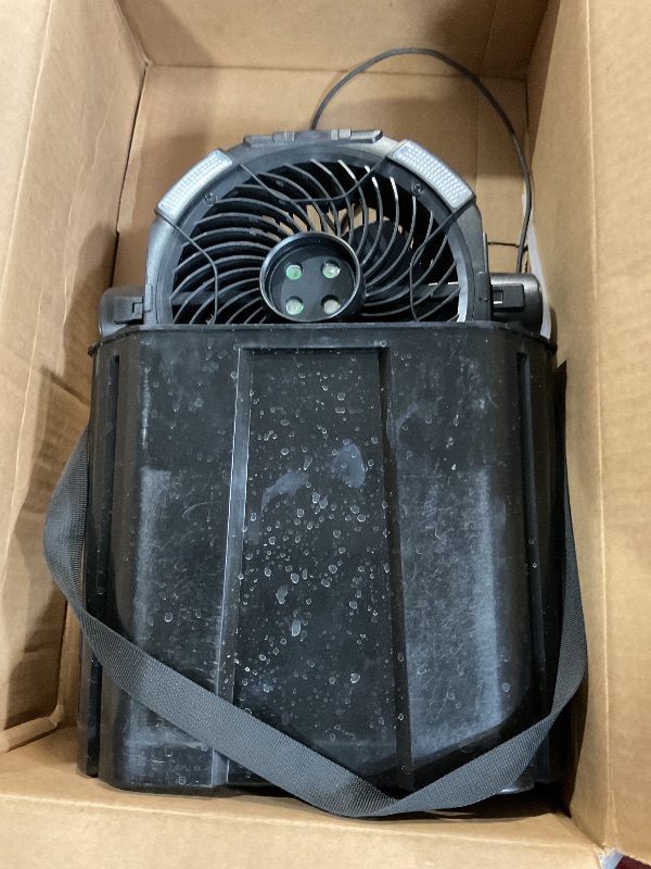 Photo 1 of (Does not ocellate) Protable Misting Fan, 6L Bucket Misting Fans with Remote, 20000mAh Rechargeable Battery Portable Fan for Patios, Outdoor Camping Fans 45°/90° Adjustable