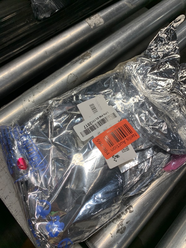 Photo 1 of [20 Pcs] 16" Silver Foil Number Balloons (2 sets of 0-9) - Mylar Aluminum Hanging Decorations for Graduation, Birthday, Christmas & New Year's Eve Parties