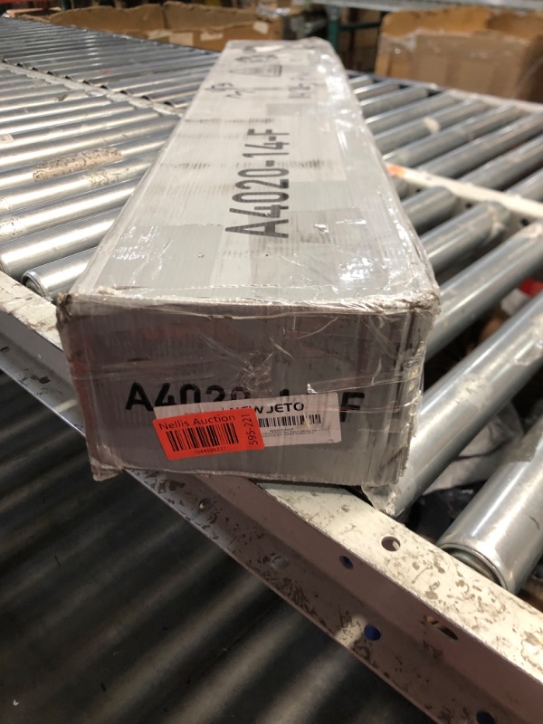 Photo 1 of NEW JETO Metal Bed Frame,Full Size Bed Frame with Storage Space,Heavy Duty Sturdy Mattress Foundation,Easy Assembly,No Box Spring Needed, Black,14 Inch,Full