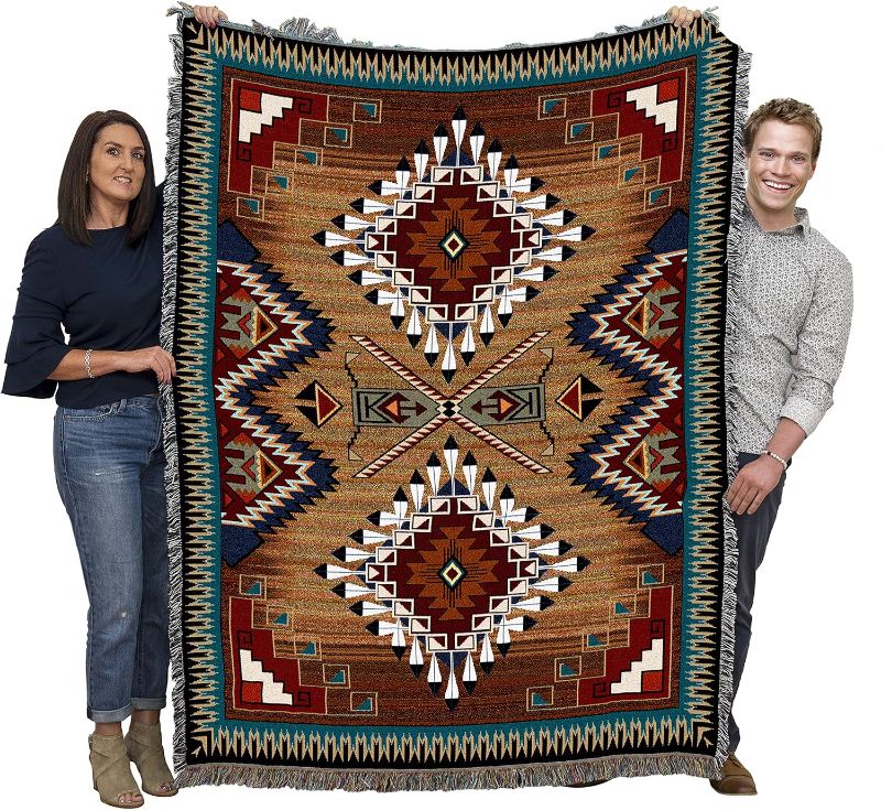 Photo 1 of (SIMILAR)  (BAGGED) (USED/FAIR) Native American Blanket