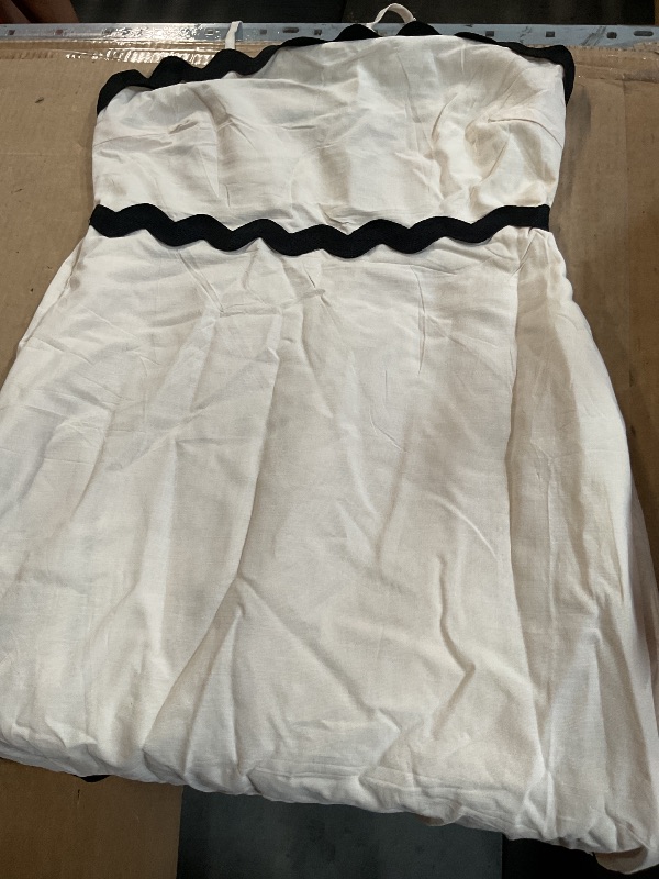 Photo 1 of (See all images) ZESICA Women's 2025 Summer Spaghetti Straps Sleeveless Backless Sundress Dress,Apricot,Small