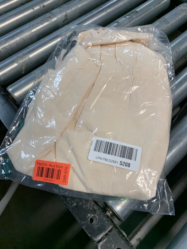 Photo 1 of (See all images) ZESICA Women's 2025 Summer Spaghetti Straps Sleeveless Backless Sundress Dress,Apricot,Small