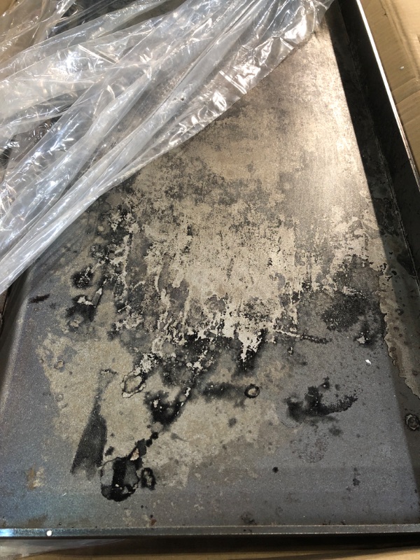 Photo 1 of (used)(damaged)(see all images)  Hisencn 2 Burner Griddle for Camp Chef Stove, Flat Top Griddle for Gas Grills, Portable Griddle 