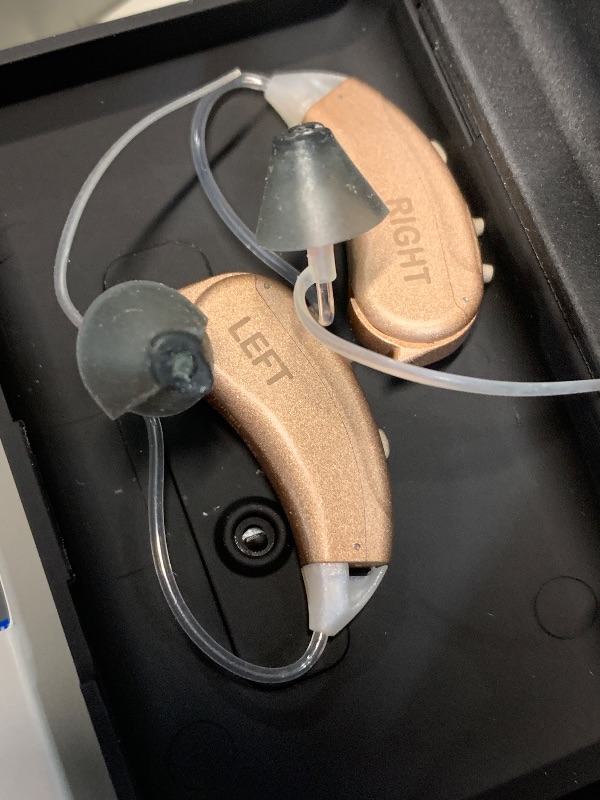 Photo 1 of (used) Tuned AI Powered OTC Hearing Aids for Seniors Bluetooth Severe Hearing Loss FDA-Cleared AI Assistant Self-Adjusting 