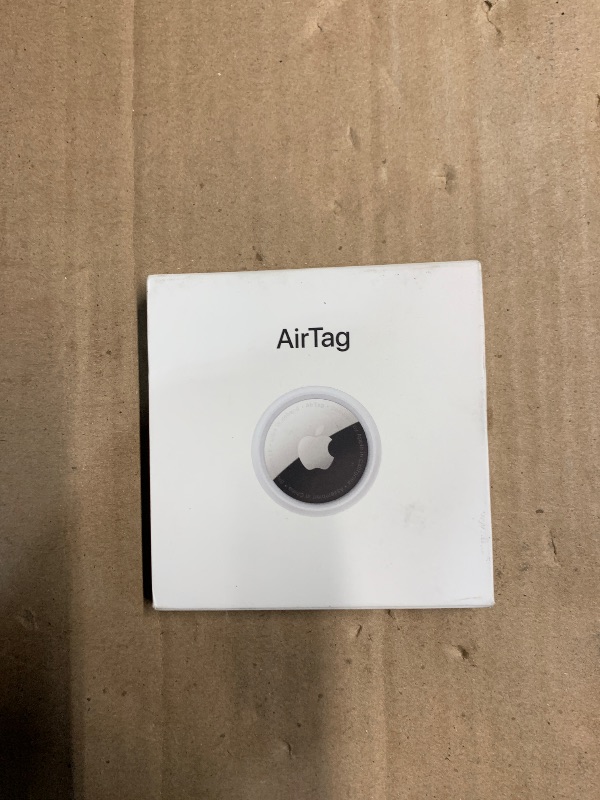 Photo 1 of (missing battery) Apple AirTag. Keep Track of and find Your Keys, Wallet, Luggage, Backpack, and More. Simple one-tap Set up with iPhone or iPad