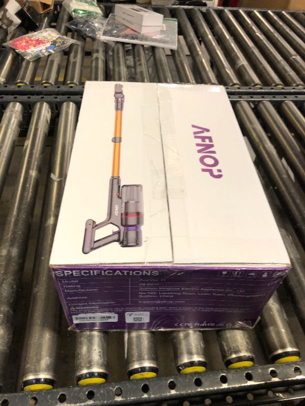 Photo 1 of Cordless Vacuum Cleaner, 45Kpa 550W 65Mins Self-Standing Vacuum Cleaners for Home, Stick Vacuum with Touch Screen, Anti-tangle Brush, Rechargeable Vacuum Cordless for Pet Hair, Carpet, Hardwood Floor