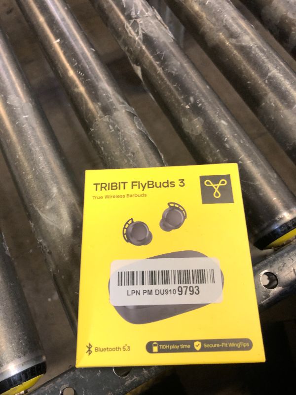 Photo 1 of Tribit Wireless Earbuds, 110H Playtime Bluetooth 5.3 IPX8 Waterproof Touch Control True Wireless Bluetooth Earbuds with Mic Earphones in-Ear Deep Bass Built-in Mic Bluetooth Headphones, FlyBuds 3