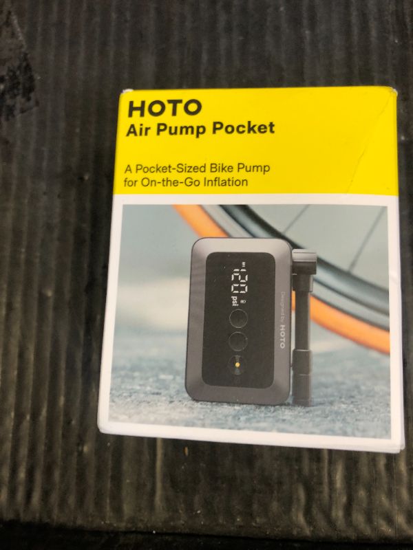 Photo 1 of HOTO Mini Bike Tire Pump, 25s Fast Inflate Bicycle Pump with Guage, 150PSI Portable Electric Bike Air Pump with Presta and Schrader Valve for Road Bike, Motorcycle, Mountain Bike