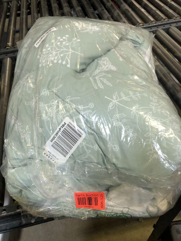 Photo 1 of Bedsure Twin Comforter Set - Sage Green Bed Set, 2 Pieces Cute Floral Bedding, 1 Soft Reversible Botanical Flowers Comforter and 1 Pillow Sham