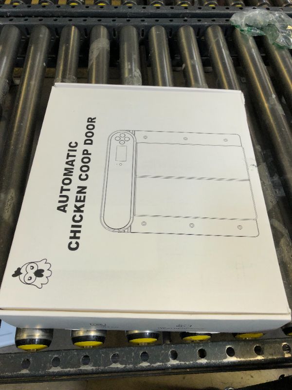 Photo 1 of Automatic Chicken Coop Door Solar Powered with Timer - LCD Display Automatic Chicken Door - Light Sensor - Aluminum Alloy Chicken Door with Remote Control - 5 Modes Automatic Coop Door Solar