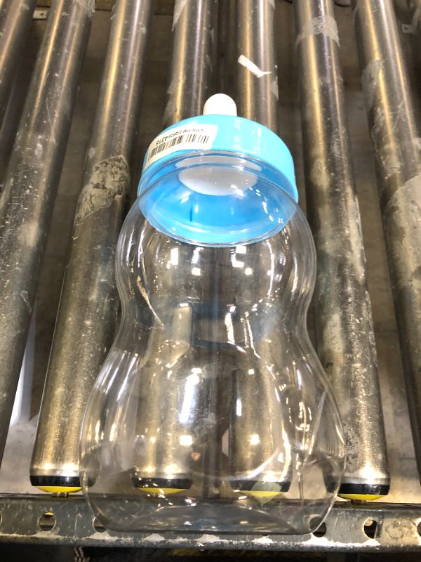 Photo 1 of FIREFLY IMPORTS Jumbo Milk Baby Bottle Coin Bank Plastic Container Baby Shower Game Favor, 13-inch, Light Baby Blue