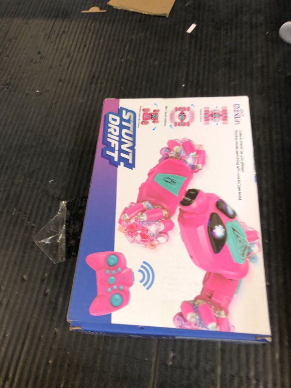 Photo 1 of Gesture Sensing RC Stunt Car, Birthday Gifts Toys for Kids, 5-7 6-12 8 9 10 11 Years Old Boys and Girls Remote Control Car, Modular Battery, Type C Charging, 360° Rotating, 4WD Drift (Barbie-powder)