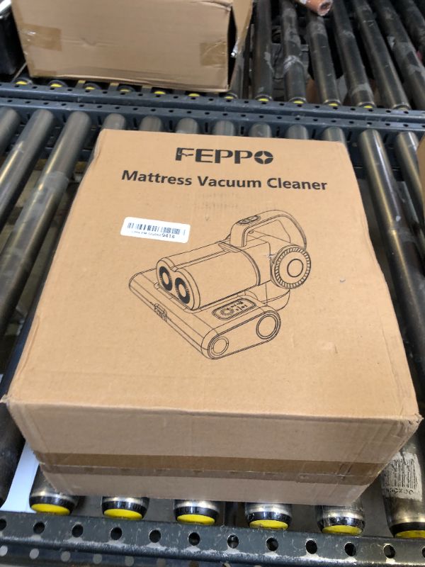 Photo 1 of FEPPO Mattress Vacuum Cleaner, 16Kpa Bed Vacuum Cleaner with 253.7nm UV-C Light, 140°F Heat, HEPA Filter & Ultrasonic, Versatile Handheld Vacuums for Bed, Sofa, Couch, Crib(Corded, 500W)