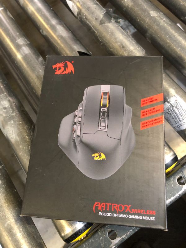 Photo 1 of Redragon M811 PRO Wireless MMO Gaming Mouse, 15 Programmable Buttons RGB Gamer Mouse w/Ergonomic Natural Grip Build, 10 Side Macro Keys, Software Supports DIY Keybinds & Backlit