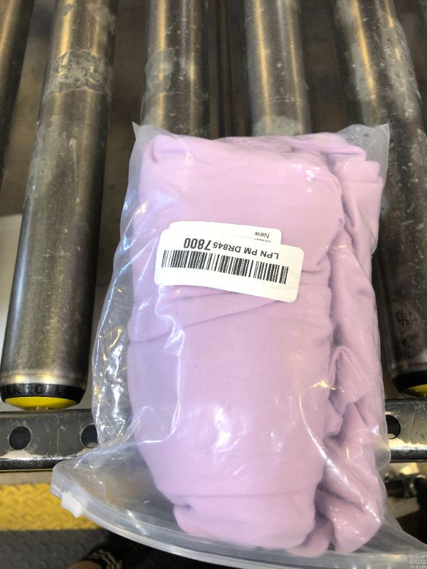 Photo 1 of Melaluxe Office Chair Cover - Universal Stretch Desk Chair Cover, Computer Chair Slipcovers (Size: L) - Light Purple
