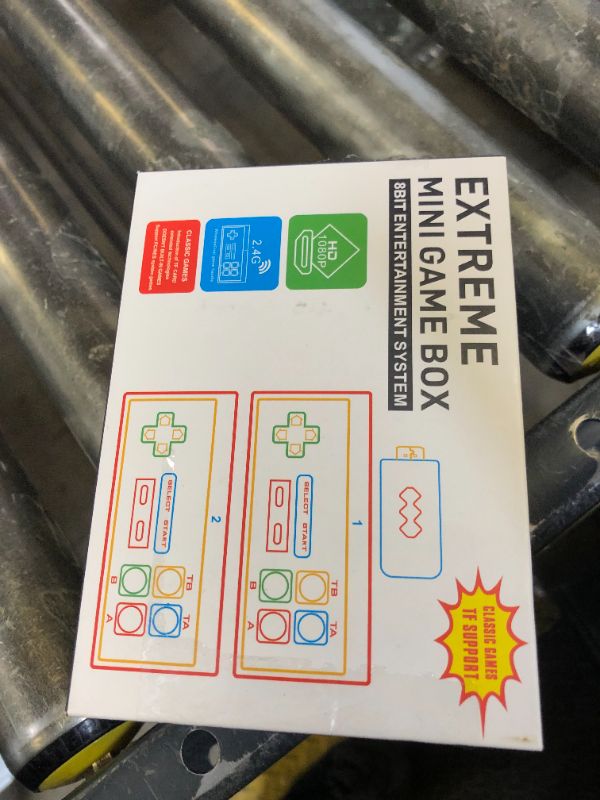 Photo 1 of Extreme Mini Game Box with 2 Wireless Controllers, Retro Game Stick 2.1 for TV with Classic Game Emulator Compatible with 8-bit NES Games Plug and Play Video Game Console