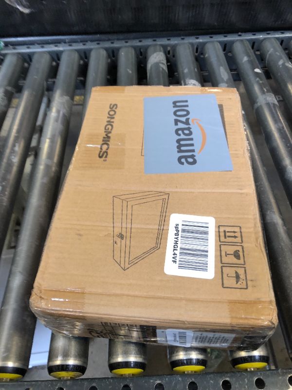 Photo 1 of SONGMICS Watch Box, 12-Slot Watch Case, Solid Wood Watch Box Organizer with Glass Lid, Rustic Walnut UJOW120K01