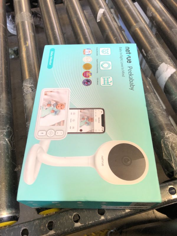 Photo 1 of NETVUE Upgraded Baby Camera Monitor Video - 5000mAh Baby Monitor with Camera and Audio, 5" Display, 4 in 1 Bracket Meets The Needs in All Scenarios, Smart Phone App, Cry Detection