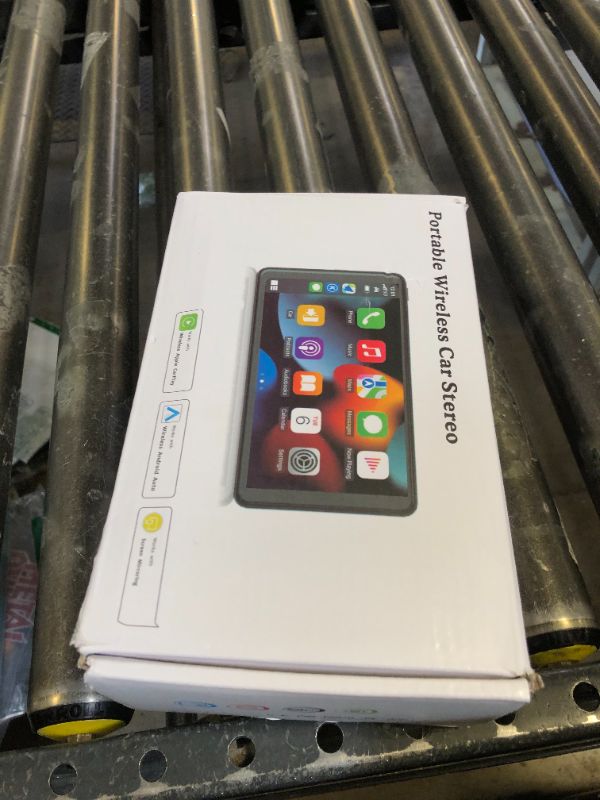 Photo 1 of Portable Newest Wireless Apple CarPlay and Android Auto Screen for Car, 7" HD Touch Screen Car Stereo with Mirror Link, Bluetooth 5.2, Backup Camera, AUX,FM Transmitter for All Vehicle