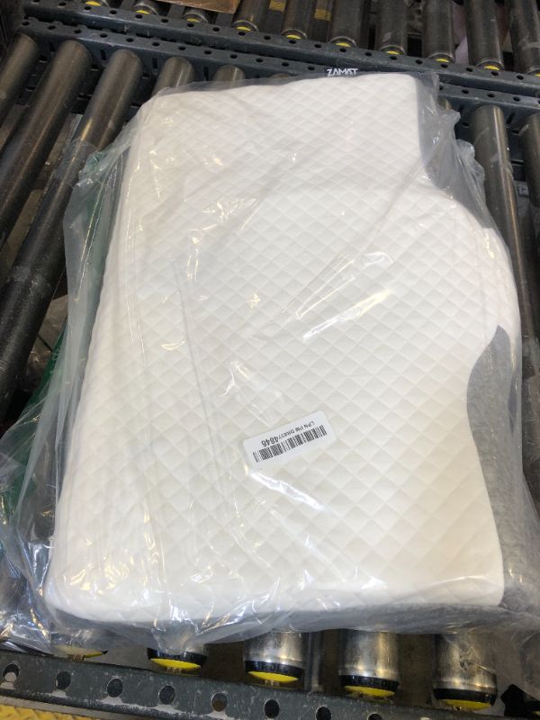 Photo 1 of ZAMAT Memory Foam Pillow for Neck Pain Relief, Adjustable Ergonomic Cervical Sleeping, Orthopedic with Washable Cover, Bed Pillows Side, Back, Stomach Sleepers