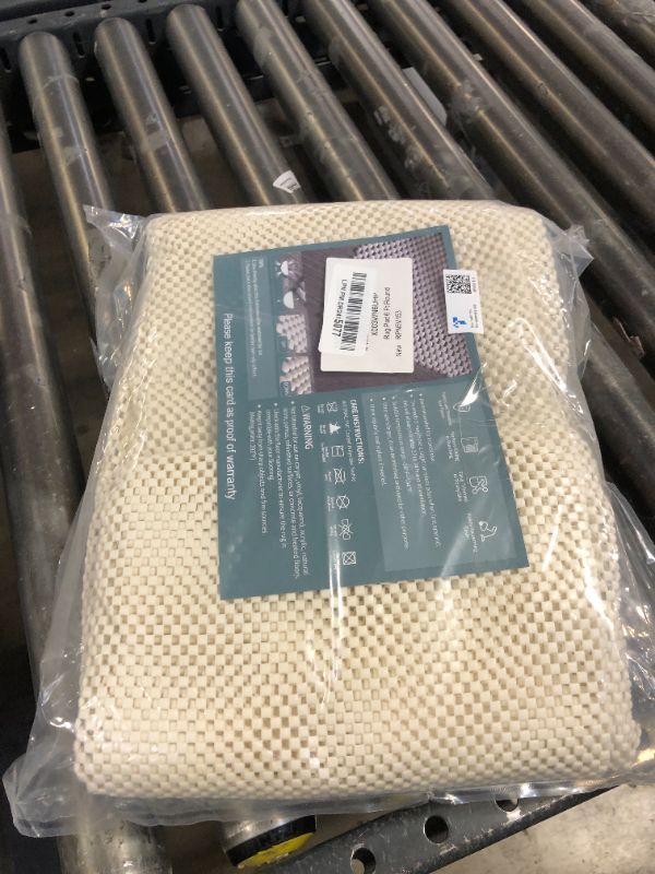 Photo 1 of Veken 6 Ft Round Rug Pad Gripper for Hardwood Floors, Non Slip Circle Rug Pads for Area Rugs, Thick Rug Grippers for Tile Floors, Under Carpet Anti Skid Mat, Keep Your Rugs Safe and in Place