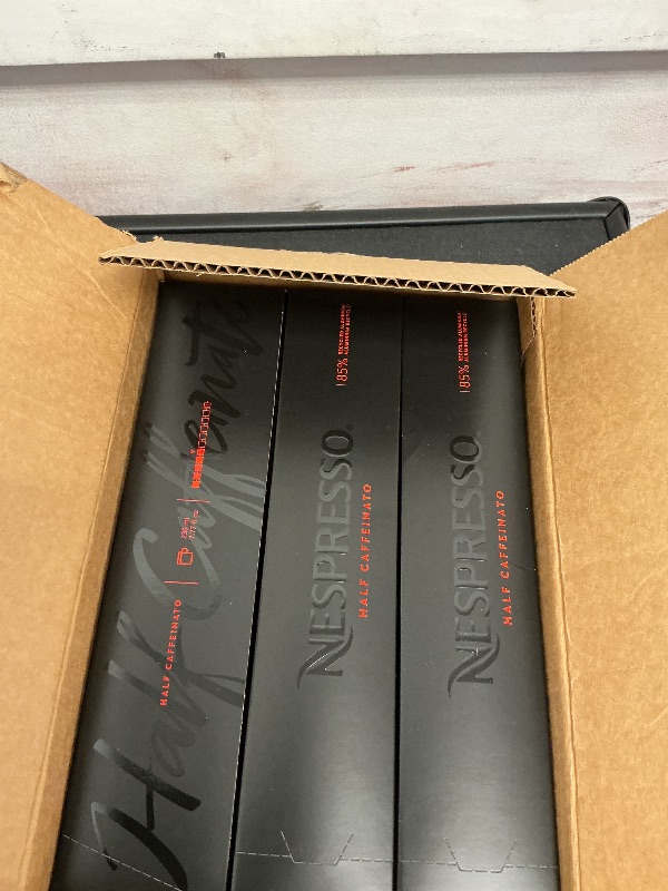 Photo 1 of Nespresso Capsules Vertuo, Half Caffeinato, Mild Roast Coffee, 30-Count Coffee Pods, Brews 7.8oz.